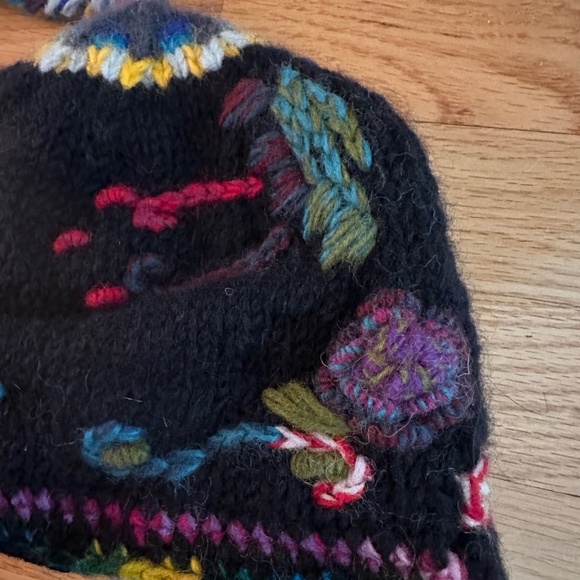 Sherpa Wool Hat Kathmandu Imports Womens 100% Wool - Picture 9 of 16